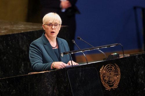 Nataša Pirc Musar na 80. zasedanju Generalne skupščine ZN