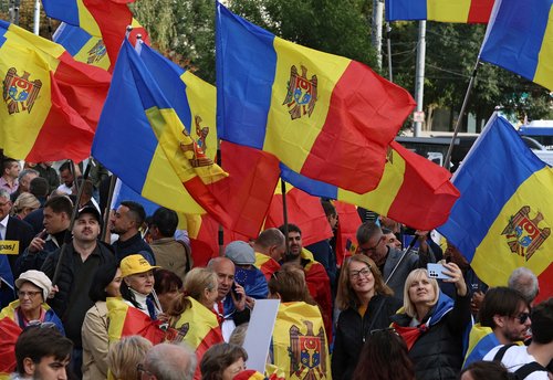 Podporniki stranke PAS v Moldaviji