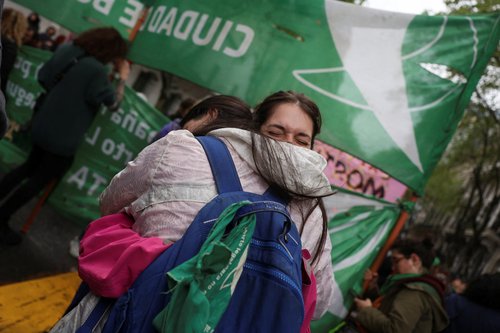 Protest v Buenos Airesu