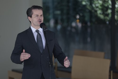 Jure Godler, pogreb Saša Hribarja, Sašo Hribar