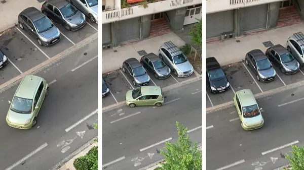 Ko se parkiranje spremeni v spektakel. Posnetek je obšel planet