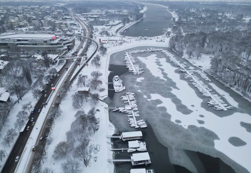 Srbija v primežu mraza, Beograd