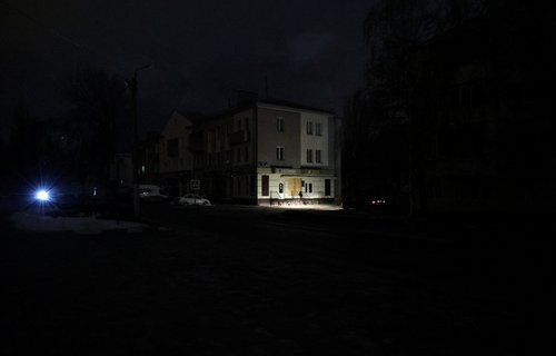 Izpad elektrike v Belgorodu v Rusiji