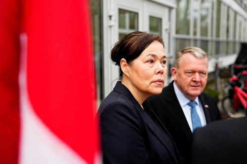 Vivian Motzfeldt in Lars Løkke Rasmussen