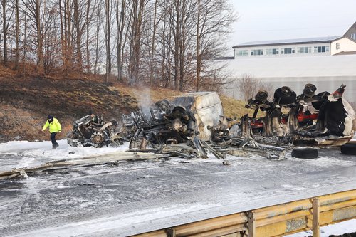 Prometna nesreča na štajerski avtocesti pri Slovenski Bistrici