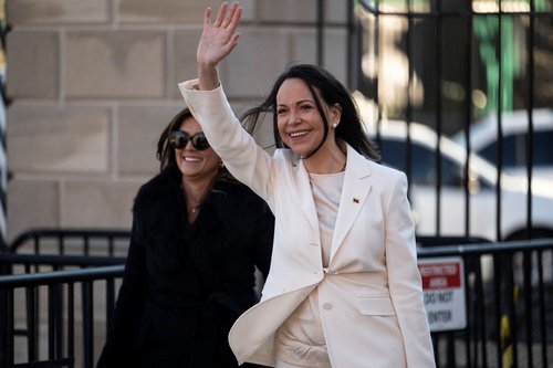 Maria Corina Machado v Washingtonu