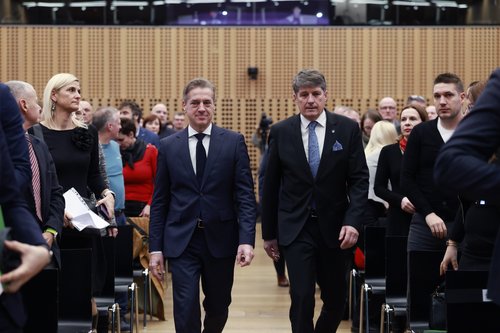 Borut Sajovic in Robert Golob