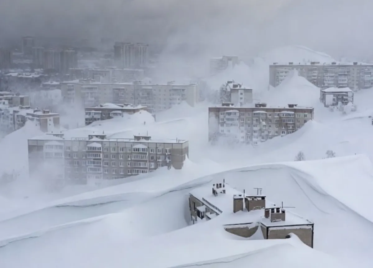 Kako so apokaliptični snežni prizori s Kamčatke pretentali splet? (FOTO & VIDEO)