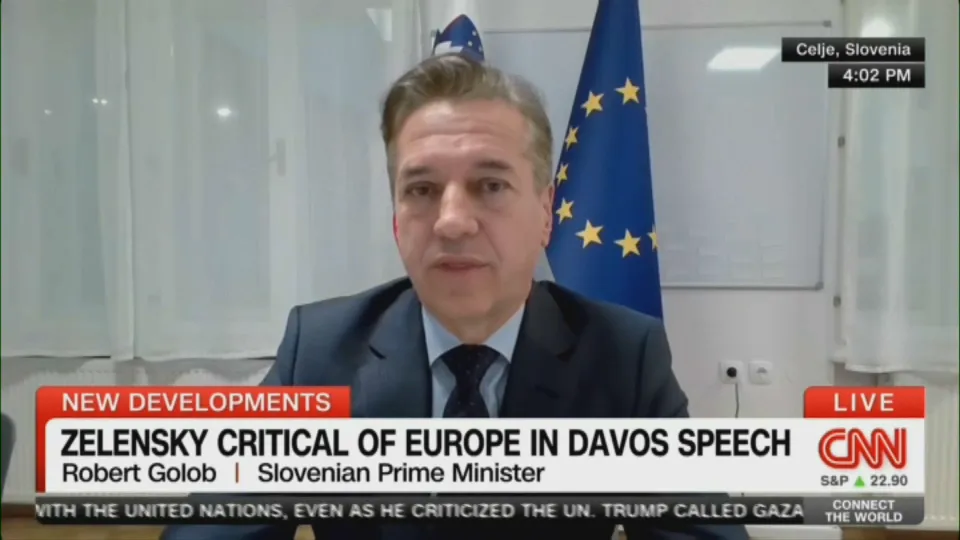 Premier Golob za CNN: "Evropa je končno pokazala nekaj hrbtenice"