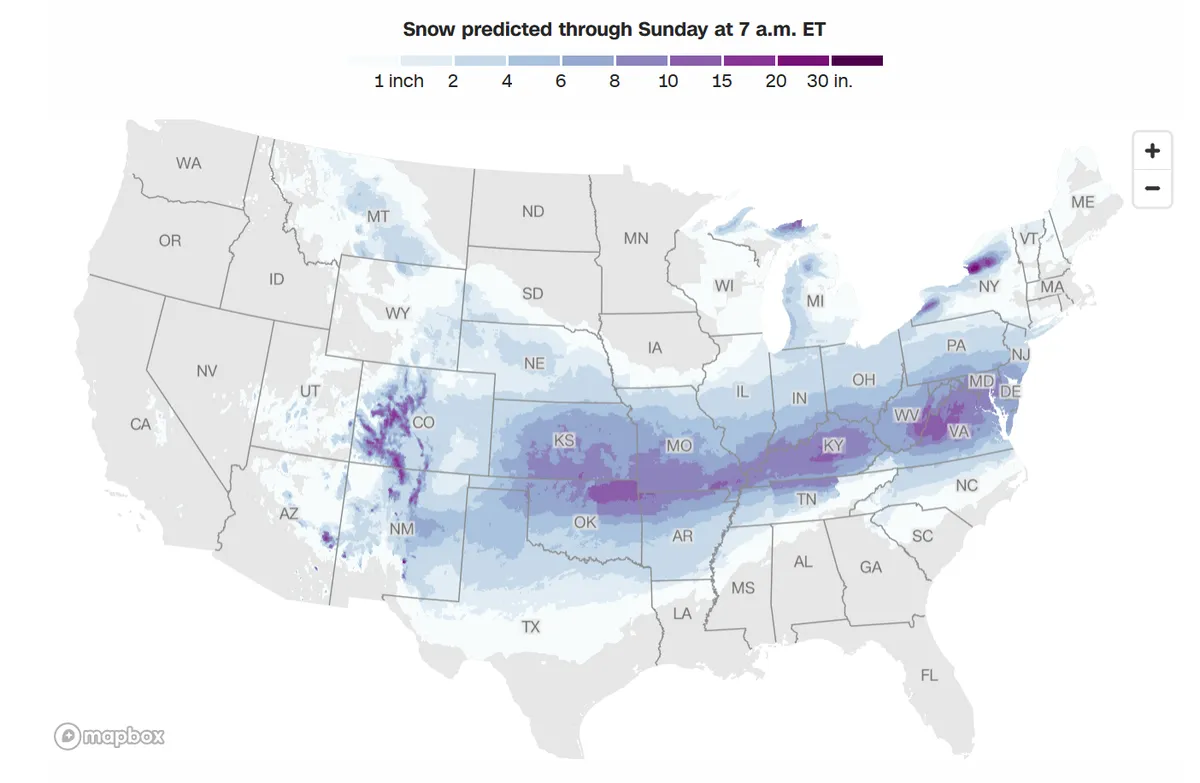 V ZDA trepetajo pred zgodovinskim zimskim neurjem: "Pripravite zaloge"