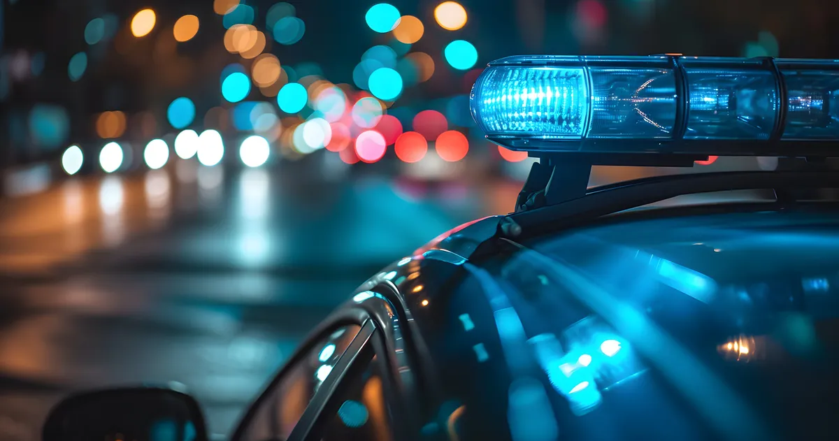Na Brezovici bežal pred policisti, ogrožal voznike, nato pa se z avtom večkrat prevrnil