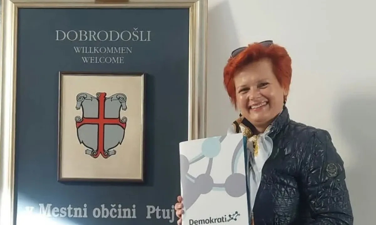 Kandidatka Demokratov za ptujsko županjo Nuška Vrabl