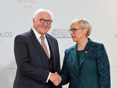Frank-Walter Steinmeier in Nataša Pirc Musar