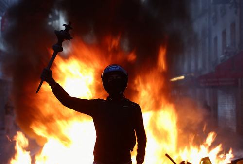 Protest v Franciji