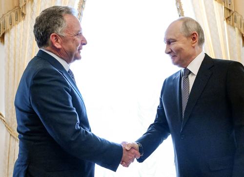 Vladimir Putin in Steve Witkoff