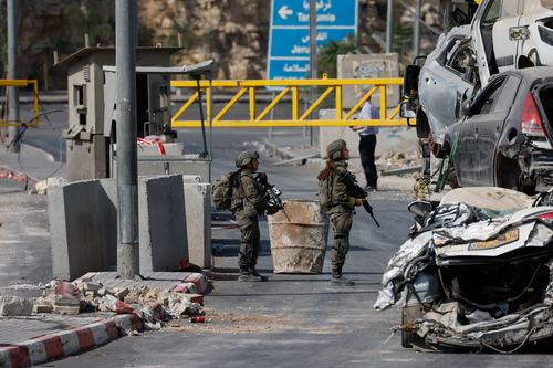 Izraelska vojska v Hebronu na Zahodnem bregu