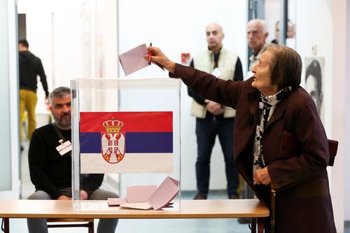 Srbija volitve