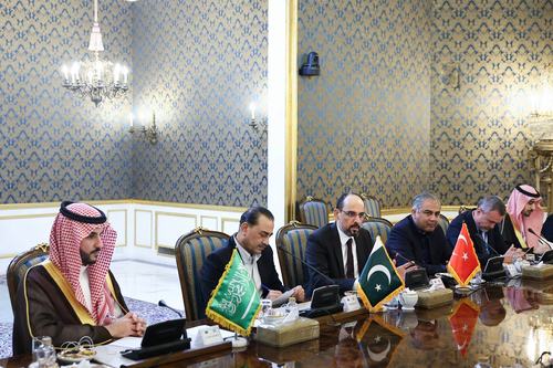Visoki predstavniki Savdske Arabije, Turčije in Pakistana