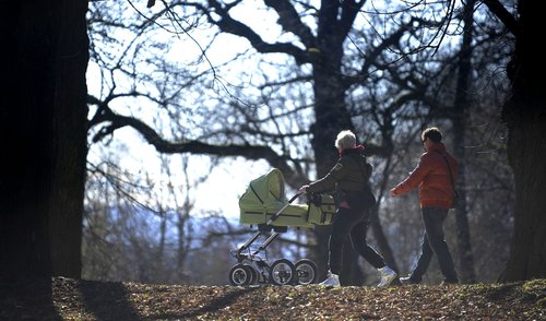 STARSI OTROK VOZICEK PARK TIVOLI
