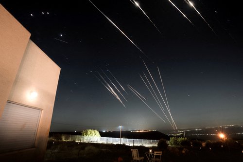 Iranske rakete nad Izraelom