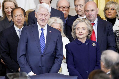 Bill in Hillary Clinton