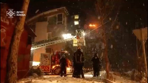 Posledice ruskega napada na Kijev