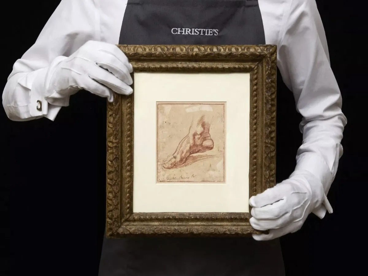 Michelangelova risba stopala prodana za rekordni znesek