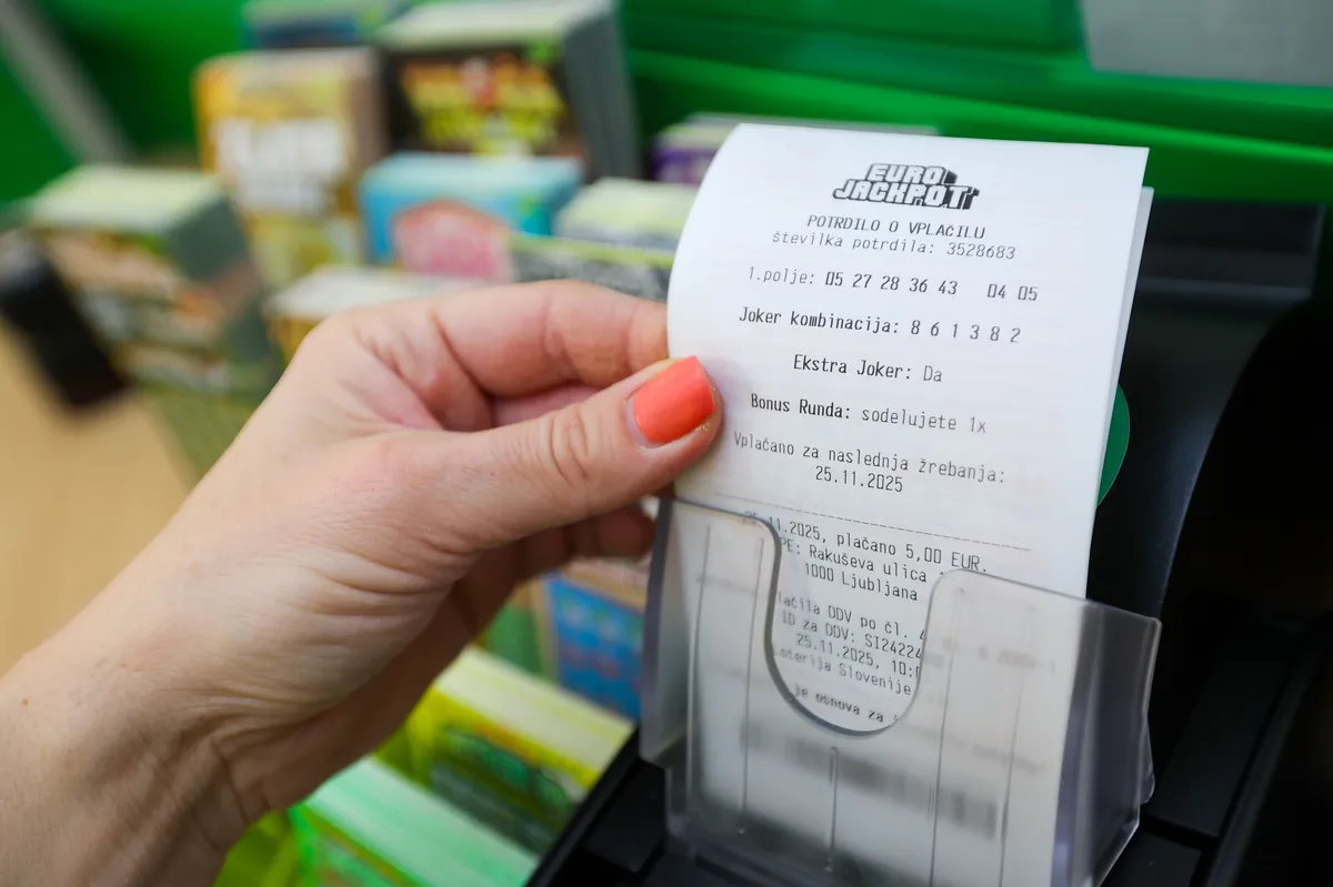 V Sloveniji izžreban milijonski dobitek v igri Joker. Kje je bil vplačan