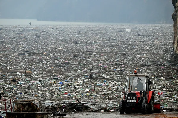 "To je ekološka katastrofa": smaragdna lepotica se znova duši v odpadkih (FOTO&VIDEO)