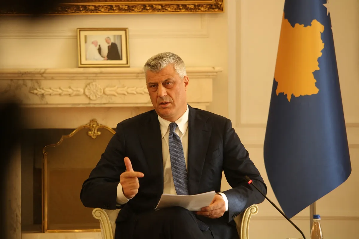 Tožilstvo v Haagu za nekdanjega kosovskega predsednika Thacija zahteva 45 let zapora