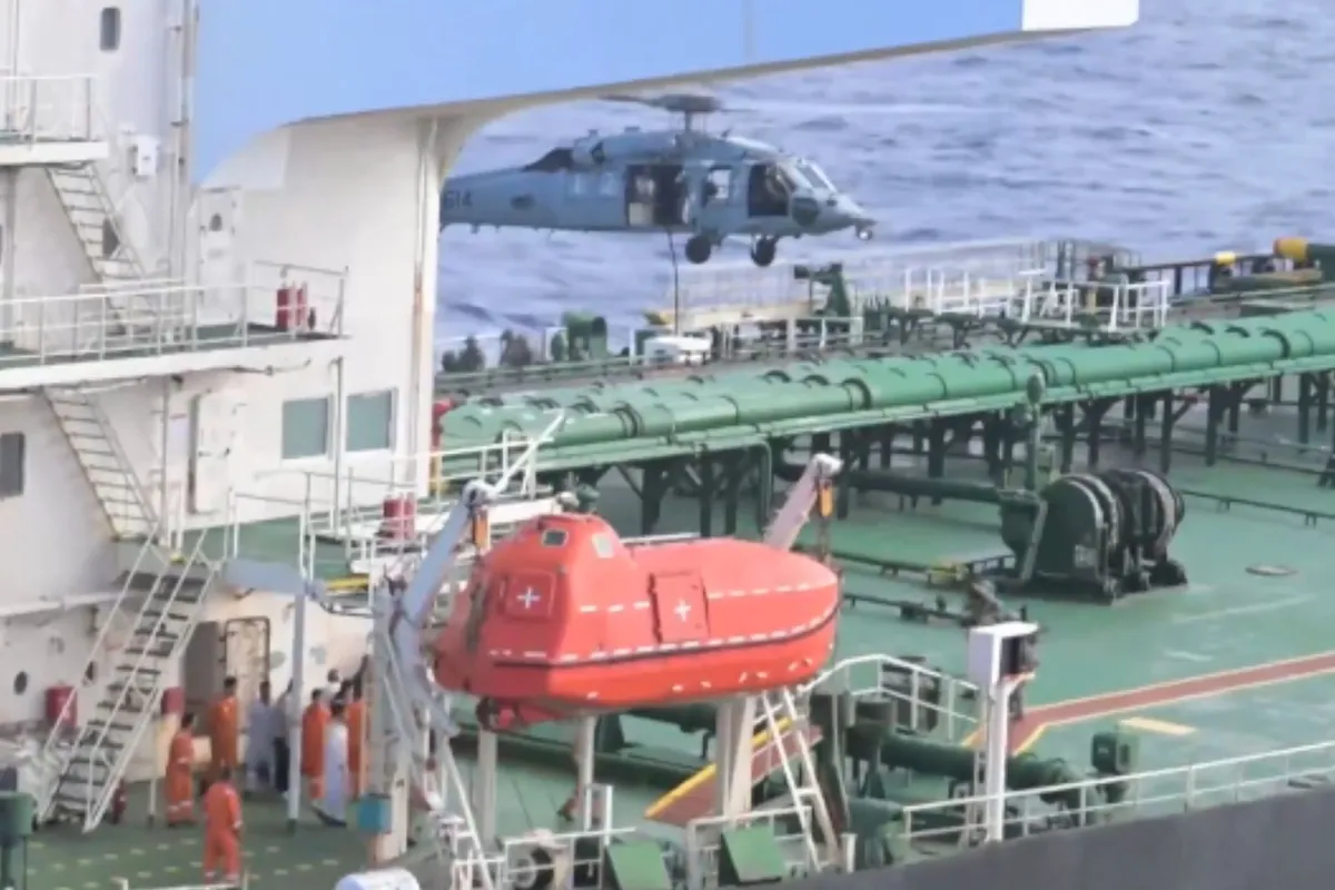 Ameriške sile zasegle naftni tanker, ki se je uspel izogniti blokadi v Karibih