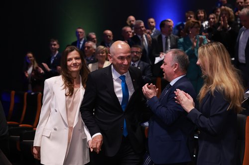 Janez Janša na predvolilni konvenciji SDS