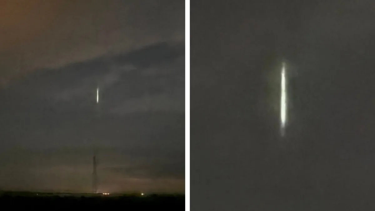 Žarek svetlobe z nočnega neba vznemiril prebivalce Paga. Kaj pravi strokovnjak?