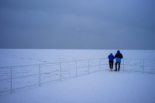 Zima ob Baltskem morju