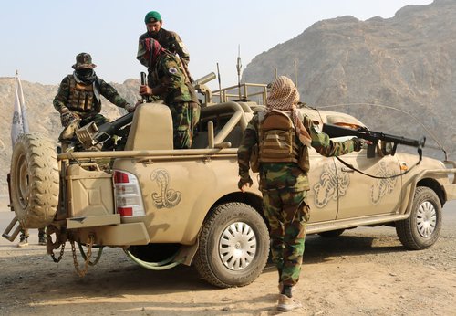 Talibanski vojaki v Afganistanu