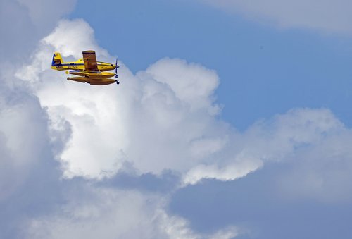 Gašenje požara med Smlednikom in Trbojami