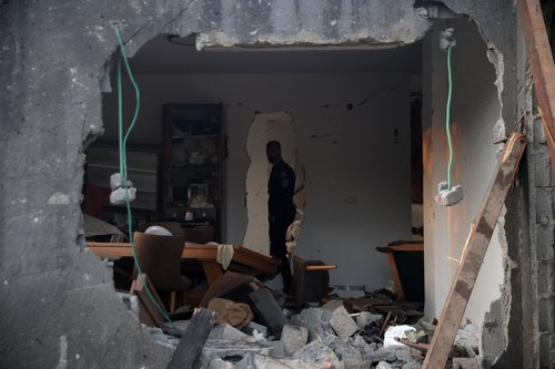 Posledica iranskega napada na sever Izraela