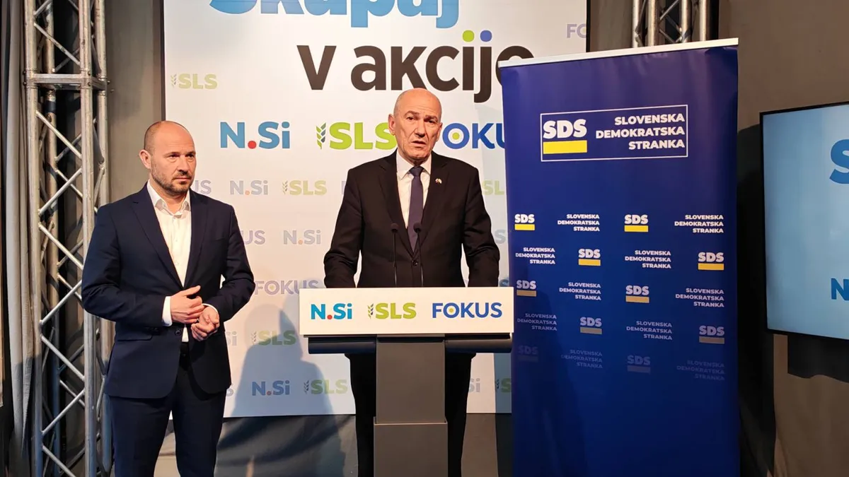 Janez Janša: "To ni le zlato padalo, to je zlata banka in kraja Slovenije"