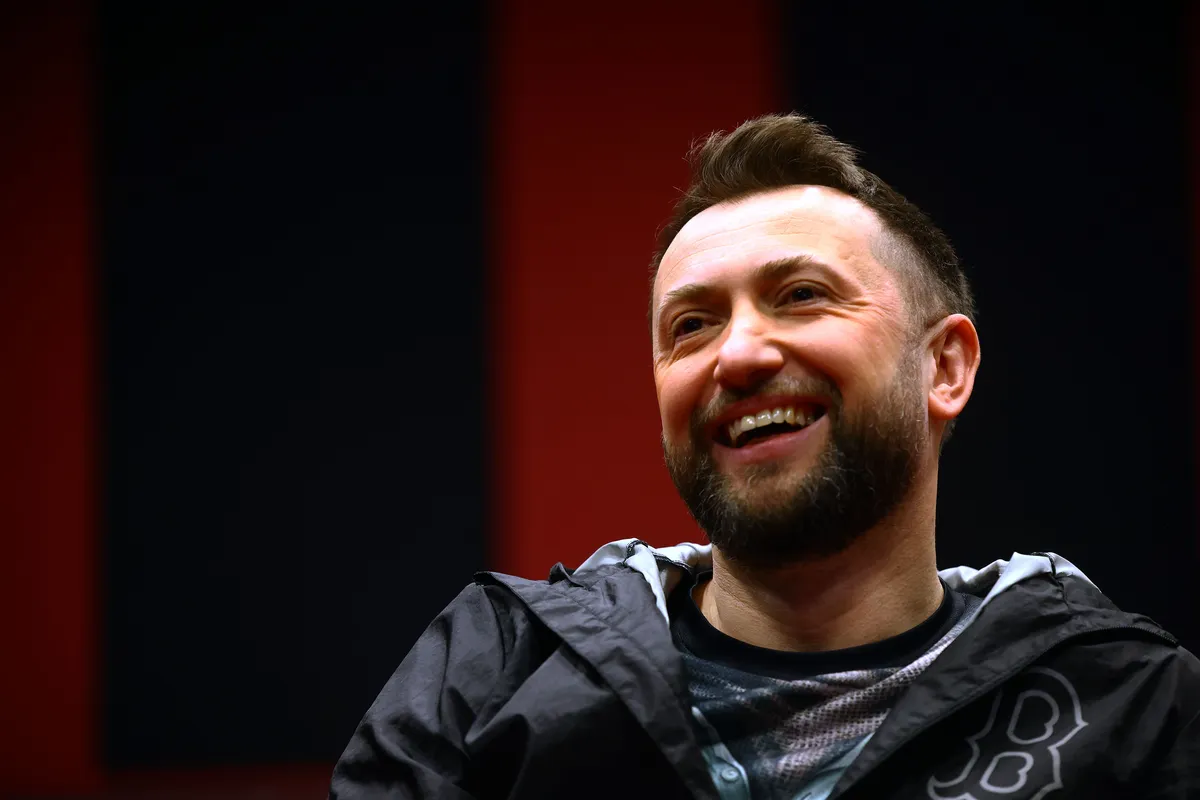 Med nastopom ga je presenetil slovenski košarkarski zvezdnik