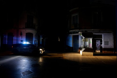 Električni mrk v Španiji aprila lani