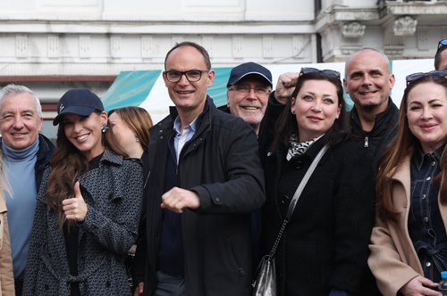 Slovenija, Ljubljana, 20.03.2026, 20. marec 2026.Predsednik Demokrati, Anže Logar podal izjavo ob zaključku kampanje, politika,Foto: Marko Vavpotič/F.A.Bobo