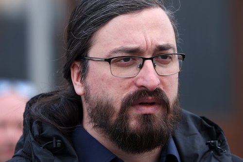 Novinarska konferenca stranke Pirati ob zaključku volilne kampanje