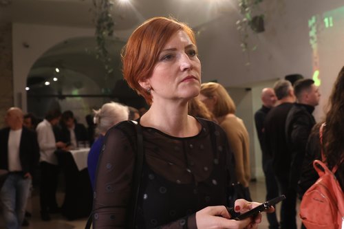 Slovenija, Ljubljana, 22.03.2026, 22. marec 2026Člani stranke Levica in Vesna čakajo na rezultate državnozborskih volitev. volilna skrinjica, listek, politikaFoto:Marko Vavotič/F.A.bobo