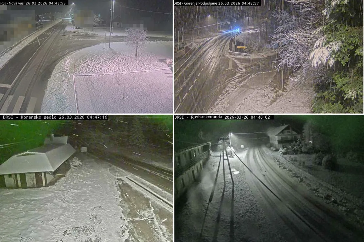 Zaradi snega in vetra že omejitve v prometu, kaj nas še čaka