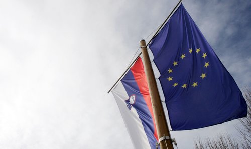 predsedovanje svetu eu, slovenska zastava, zastava eu