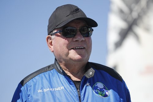 William Shatner pred poletom v vesolje