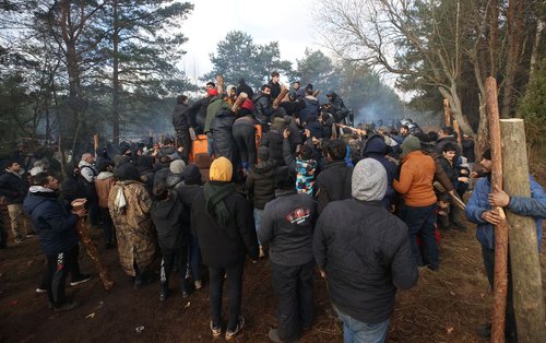 Poljska, Belorusija, meja, prebežniki
