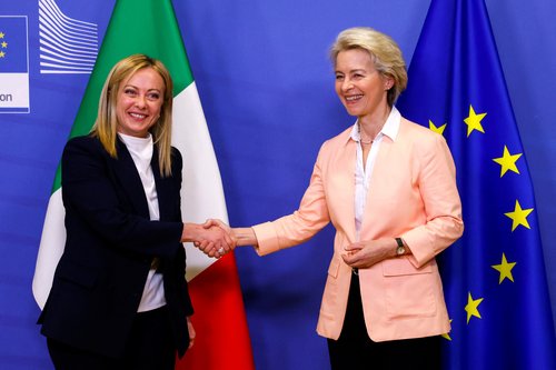 giorgia meloni, ursula von der leyen
