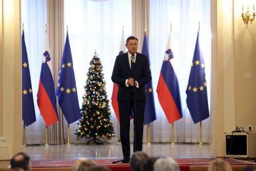 Sprejem pri Borutu Pahorju