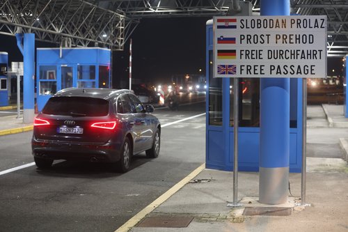 Schengen, hrvaška, obrežje